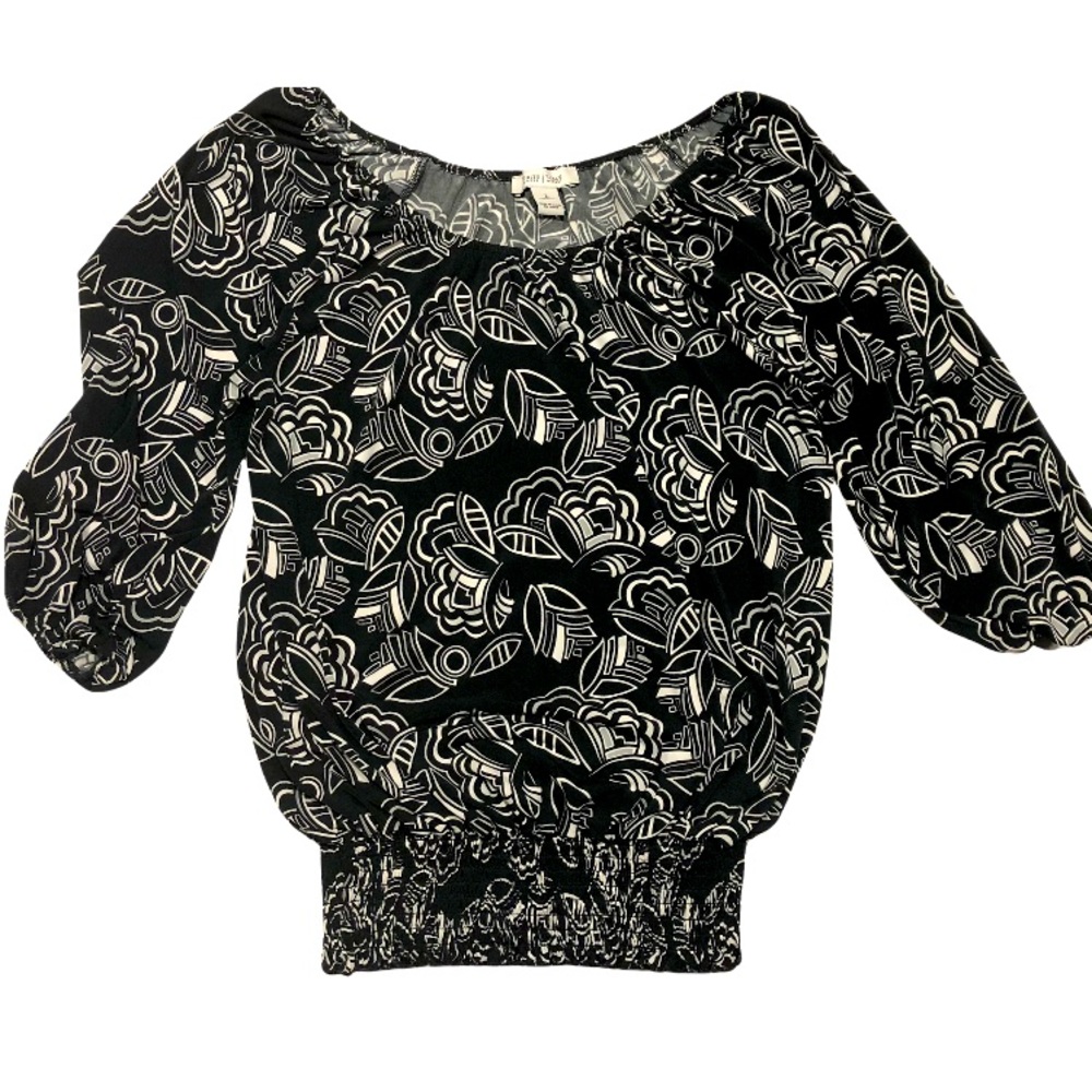 White House Black Market Women’s Cinched Waist Blouse, Size Large